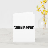 Maisbrot Funny Costume Halloween Karte (Gelbe Blume)