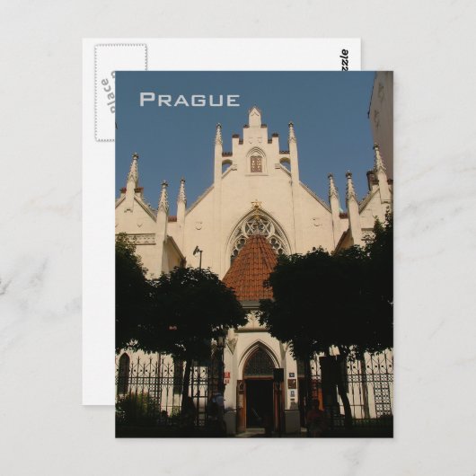 Maisel Synagogue Postkarte (Vorne/Hinten)