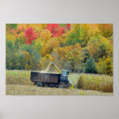 Maisernte in Vermont Poster (Vorne)