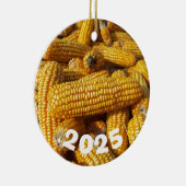 Maisernte, Pile von geernteten Maisbeeren Keramik Ornament (Rechts)