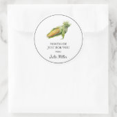 Maisetikett Runder Aufkleber (Tasche)