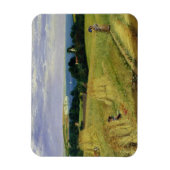Maisfeld auf der Isle of Wight Magnet (Vertikal)
