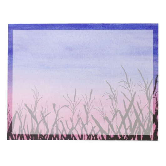 Maisfeld Notizblock (Vorderseite)