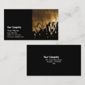 Maisfeld-Silhouetten Visitenkarte (Vorne/Hinten)