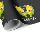 Maisflict Funny Mais Pun Dark BG Geschenkpapier (Rolleneckpunkt)