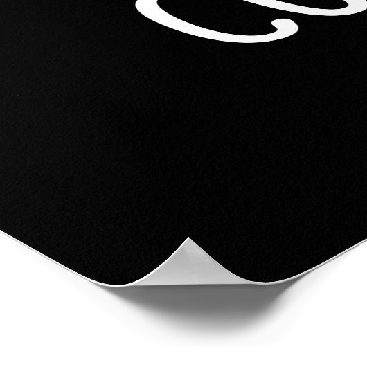 Maisflict Funny Mais Pun Dark BG Poster (Ecke)