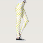 Maisgelbe Polka-Dots-Circles Leggings (Rechts)