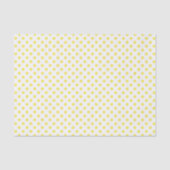Maisgelbe Polka-Dots-Circles Seidenpapier (Vorderseite)