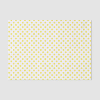 Maisgelbe Polka-Dots-Circles Seidenpapier