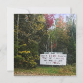 Maisgrün behalten einladung (Vorderseite)