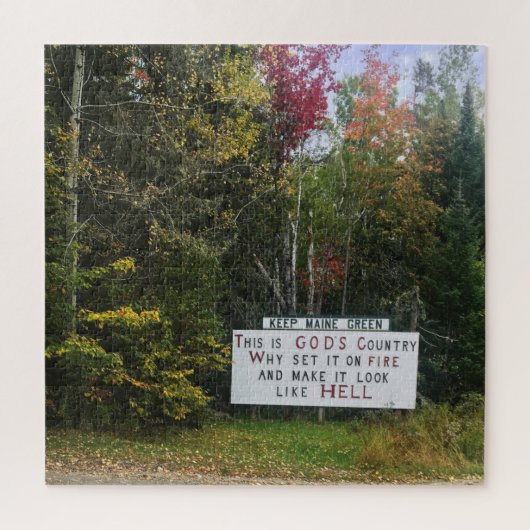 Maisgrün behalten puzzle (Vertikal)