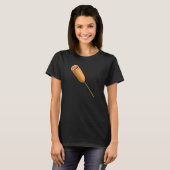 Maishund Bite Wurst Liebe Funny Corn Dog Feinschme T-Shirt (Vorne ganz)