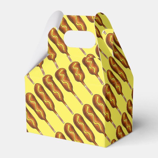 Maishund Corndog Karneval Staat Fressbude Geschenkschachtel (Rückseite)