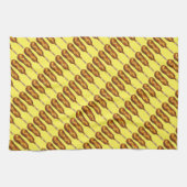 Maishund Corndog Karneval Staat Fressbude Geschirrtuch (Horizontal)