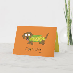 Maishund - Funny Dachsund Dog Grußkarte Karte