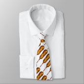 Maishund mit Senf Hot Dog Junk Food Krawatte (Gebunden)