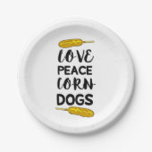 Maishund Pappteller (Vorderseite)