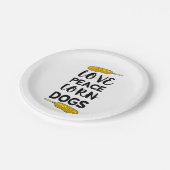 Maishund Pappteller (Schrägansicht)