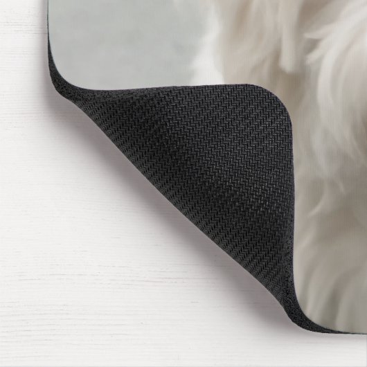 Maisie Baumwolle de Tulear Puppy Mousepad (Ecke)