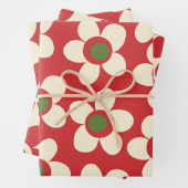 Maisie Blume Whimsical Christmas Floral Pattern Geschenkpapier Set (Beispiel)