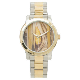 Maiskolben am Stiel Armbanduhr