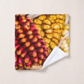 Maiskolben Badhandtuch Set (Waschlappen)