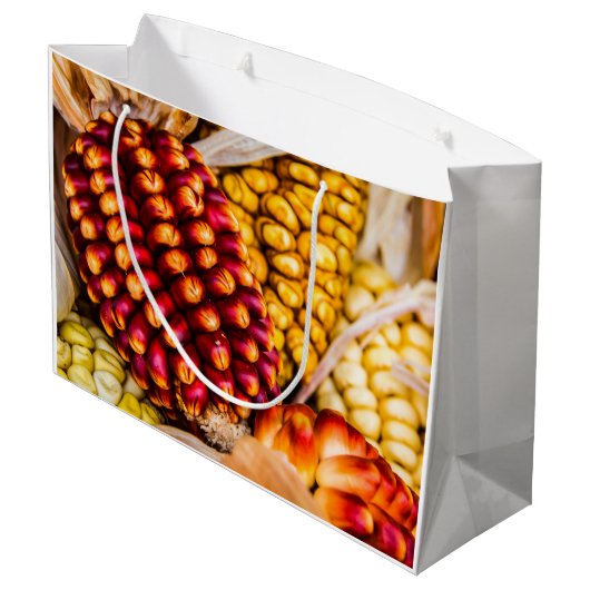 Maiskolben Große Geschenktüte (Rückseite Schrägansicht)