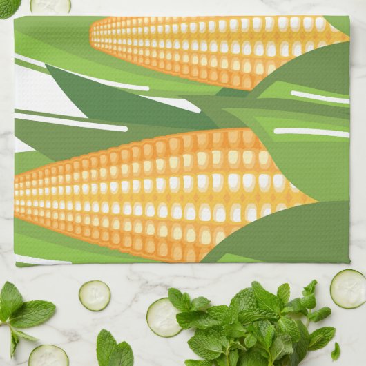 Maiskolben Handtuch (Gefaltet)