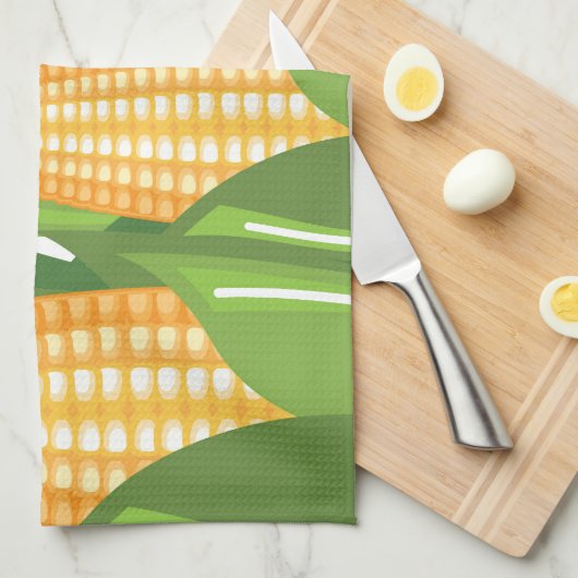 Maiskolben Handtuch (Viertel Falte)