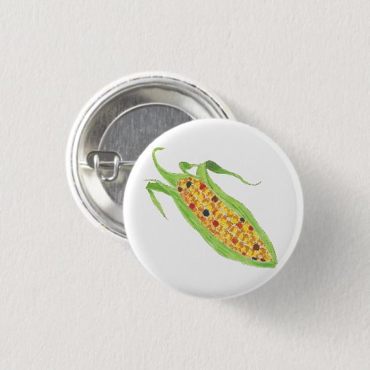 Maiskolben-Knopf Button (Vorne & Hinten)