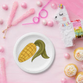 Maiskolben Pappteller (Party)