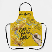 Maiskolben - Personalisiertes BBQ- und Maisdesign Schürze (Vorderseite)