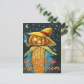 Maiskolben Vogelscheuche Postkarte (Stehend Vorderseite)
