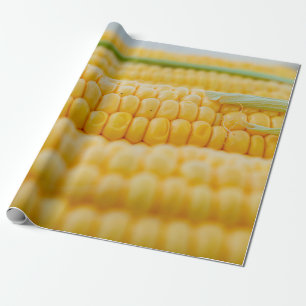 Maiskörner auf Maiskörnern Geschenkpapier