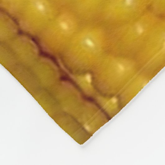 Maiskörner-Fleece-Decke Fleecedecke (Ecke)