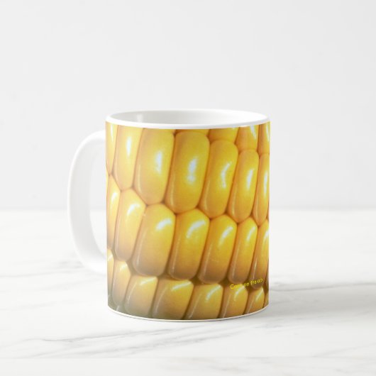 Maiskörner Kaffeetasse (Vorderseite Links)