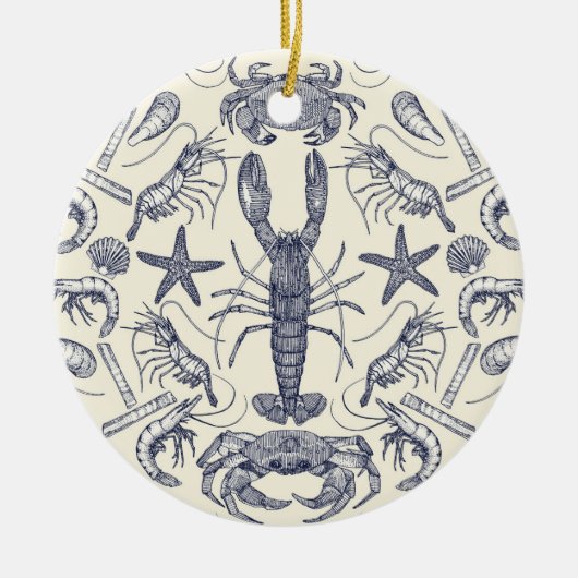 Maiskrustentiere Keramik Ornament (Vorne)