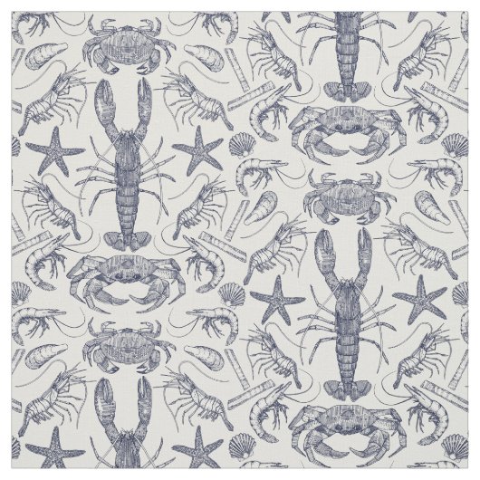 Maiskrustentiere Stoff (Muster)
