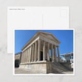 Maison Carrée in Nîmes, Frankreich Postkarte (Vorne/Hinten)
