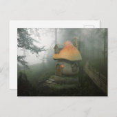 Maison champignon postkarte (Vorne/Hinten)