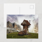 Maison chaussure postkarte (Vorne/Hinten)
