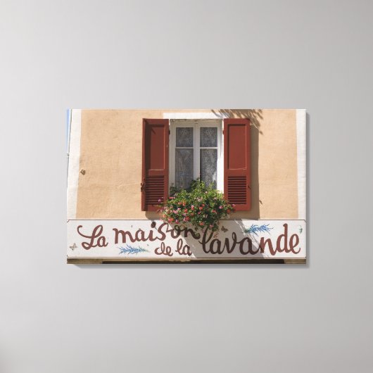 Maison de la Lavande, Place du Couwert, Leinwanddruck (Vorderseite)