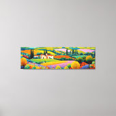 "Maisons Provençales" Grosse Landschaft Provence Leinwanddruck (Vorderseite)