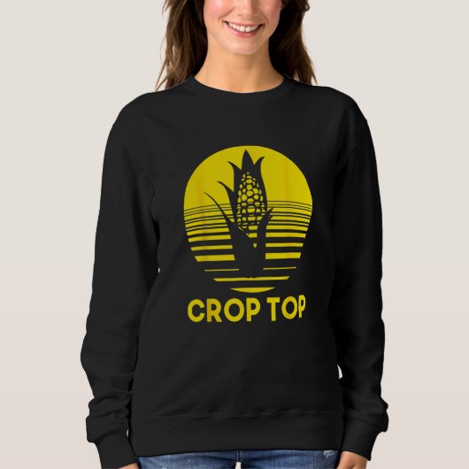 Maispflanzen Oberer Bauer Maisernte Sweatshirt (Vorderseite)