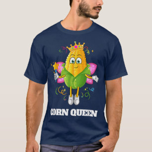 Maisqueen mit Flügeln und Stick-Mais auf Cob T-Shirt
