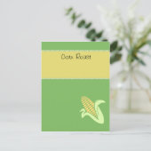 Maisröste Postkarte (Stehend Vorderseite)