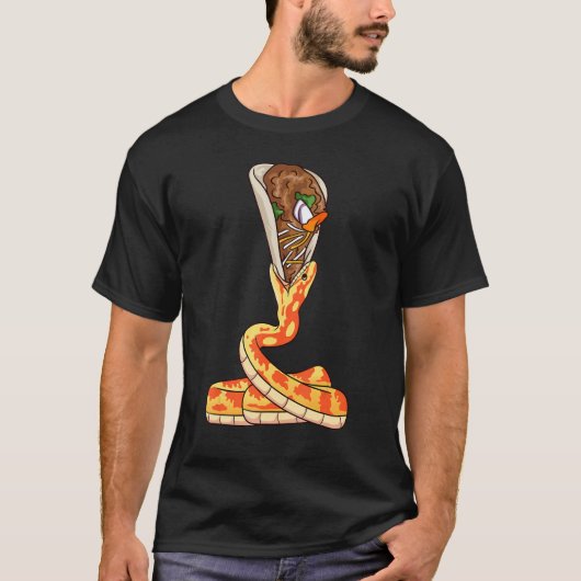 Maisschlange isst Taco Reptile Pet Owne T-Shirt (Vorderseite)
