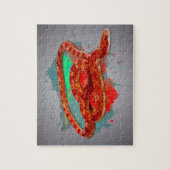 Maisschlange Wasserfarben Rainbow Color Jigsaw Puz Puzzle (Vertikal)