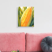 Maisstalk | Bauernland Südliche Ölmalerei Leinwanddruck (Insitu (Wohnzimmer))