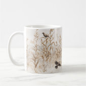 Maisstängel Vögel Herbst  Kaffeetasse (Links)